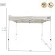 Gazebo Aktive Foldable Adjustable height Steel Polyester 420D Oxford White 300 x 320 x 300 cm
