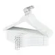 Juego de Perchas Max Home Blanco Madera Acero 44,5 x 23 x 1 cm 20 Piezas (4 Unidades)