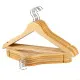 Juego de Perchas Max Home Natural Madera Acero 44,5 x 23 x 1 cm 10 Piezas (6 Unidades)