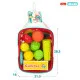 Toy Food Set Colorbaby Kitchenware and utensils 33 Pieces (12 Units)