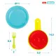 Toy Food Set Colorbaby Kitchenware and utensils 33 Pieces (12 Units)