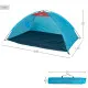 Beach Windscreen Aktive Blue Polyester Oxford 210D 200 x 92 x 130 cm 200 x 130 x 92 cm