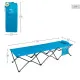 Cama plegable Aktive Azul Camping 178 x 62 x 38 cm 178 x 38 x 62 cm (2 Unidades)