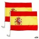 Car flag holder Colorbaby 45 x 30 cm Spain 2 Pieces 24 Units