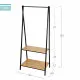 Coat rack with shelf Max Home Steel Melamin Particleboard Minimalist 64 x 150 x 40 cm