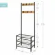 Coat rack with shelf Max Home Steel Melamin Particleboard Minimalist 60 x 175 x 40 cm