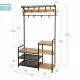 Coat rack with shelf Max Home Steel Melamin Particleboard Minimalist 102 x 180 x 40 cm