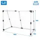 Football Goal Colorbaby 190 x 132 x 90 cm (2 Units)
