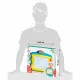 Magic Blackboard PlayGo Plastic 35 x 30 x 4 cm (6 Units)