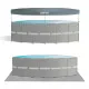 Detachable Pool Intex 26334 610 x 122 x 610 cm