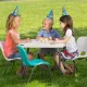 Mesa Infantil Lifetime Blanco Plegable 61 x 53,5 x 61 cm Acero Plástico