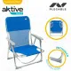 Folding Chair Aktive Gomera Blue 44 x 72 x 35 cm (4 Units)