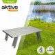 Folding Table Aktive Silver Aluminium 40 x 13 x 28,5 cm (4 Units)