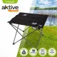 Folding Table Aktive Black Textile 61 x 51 x 50 cm (4 Units)