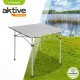 Folding Table Aktive Silver Aluminium 70 x 70 x 70 cm (4 Units)