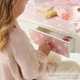 Dressing Table with Stool Teamson Pink White Spots 63 x 100 x 29 cm