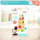 Stacking Blocks Disney 8 Pieces 4 Units 12,2 x 12,2 x 12,2 cm