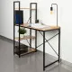 Desk with Shelf Max Home Steel Melamin Particleboard 120 x 12 x 64 cm