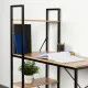 Desk with Shelf Max Home Steel Melamin Particleboard 120 x 12 x 64 cm