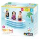 Inflatable Paddling Pool for Children Intex Oval Blue White 230 L 163 x 46 x 107 cm (6 Units)