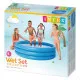 Inflatable Paddling Pool for Children Intex Blue Rings 581 L 168 x 40 cm (6 Units)
