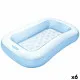 Inflatable Paddling Pool for Children Intex Rectangular Blue White 90 L 166 x 25 x 100 cm (6 Units)