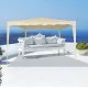 Gazebo Aktive 300 x 240 x 300 cm Metal Polyester Cream