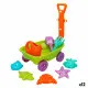 Set de Juguetes de Playa Colorbaby Carretilla Polipropileno (12 Unidades)