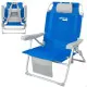 Silla Plegable con Reposacabezas Aktive Azul 55 x 86 x 66 cm (2 Unidades)