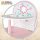 Highchair Woomax 25 x 55 x 20 cm Dolls White Pink 2 Units