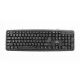 Teclado Titanum TKR101 Negro Monocromo Inglés Ruso QWERTY