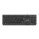 Teclado Natec TROUT Negro
