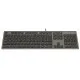 Keyboard A4 Tech KV-300H QWERTY Black Grey Monochrome Black/Grey