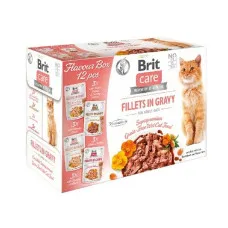 Comida para gato Brit Pollo Salmón Pavo Pato 12 x 85 g