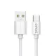USB A to USB C Cable Savio CL-168 White 3 m
