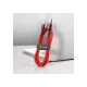 USB A to USB C Cable Baseus CATKLF-A09 Red 50 cm 0,5 m