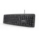 Teclado GEMBIRD KB-U-103-RU Negro Monocromo Inglés Ruso QWERTY