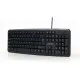 Teclado GEMBIRD KB-U-103-RU Negro Monocromo Inglés Ruso QWERTY