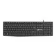 Teclado Natec NKL-1950 Negro Qwerty US