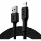 Lightning Cable Green Cell KABGC12 Black 2 m