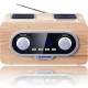 Radio Blaupunkt PP5.2CR Blanco Marrón Madera