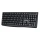 Teclado Activejet K-3803SW Negro QWERTY