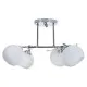 Ceiling Light Activejet AJE-IRMA 5P White Black Silver Metal 40 W 50,9 x 28 x 46 cm