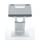 Notebook Stand Pout POUT-02701SG Silicone Aluminium 26,5 x 40 x 27 cm
