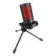 Table-top Microphone Savio SONAR PRO 01 Black Red