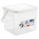 Container Rotho Basic White Transparent 4,5 L