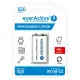 Pilas Recargables EverActive EVHR22-550C 9 V