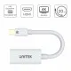 Adaptador Mini DisplayPort a HDMI Unitek Y-6331 Blanco 20 cm