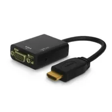 Adaptador HDMI a VGA Savio CL-23 Negro