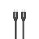 Cable USB C Unitek C14059BK Black 2 m